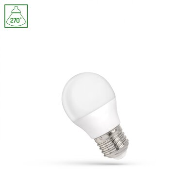 Żarówka LED 1W E27 KULKA ZIMNA SPECTRUM WOJ14450 Żarówka LED 1W E27 KULKA ZIMNA SPECTRUM WOJ14450