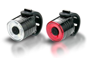 Zestaw bateryjnych lampek rowerowych LED everActive BL-X3R Blinky Zestaw bateryjnych lampek rowerowych LED everActive BL-X3R Blinky