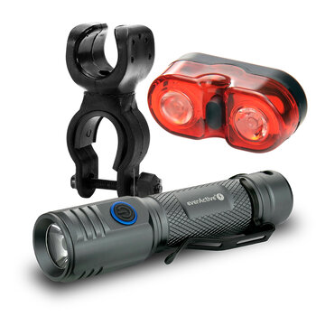 Zestaw rowerowy everActive FL-2000R Buddy + uchwyt rowerowy + tylna lampka Mactronic Wall-e Zestaw rowerowy everActive FL-2000R Buddy + uchwyt rowerowy + tylna lampka Mactronic Wall-e