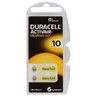 OUTLET 6 x baterie do aparatów słuchowych Duracell ActivAir 10