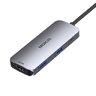 Adapter 7w1 MOKiN MOUC0421-B Hub USB-C to 2x USB 3.0 + HDMI + 2x USB-C + czytnik microSD / SD
