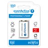 OUTLET akumulatorek everActive 6F22/9V Li-ion 550 mAh z USB TYP C