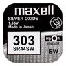 bateria srebrowa mini Maxell 303 / SR44SW / SR44