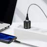 Kabel przewód pleciony USB - micro USB everActive CBB-1MG 100cm z obsługą szybkiego ładowania do 2,4A szary