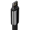 Kabel przewód USB - Lightning / iPhone 100cm Baseus Tungsten Gold CALWJ-01 z obsługą szybkiego ładowania 2.4A