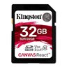 Karta pamięci Kingston Canvas React SDHC 32GB class 10 UHS-I U3 V30 A1 - 80/100MB/s