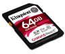 Karta pamięci Kingston Canvas React SDXC 64GB class 10 UHS-I U3 V30 A1 - 80/100MB/s