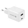 Ładowarka sieciowa everActive SC-450Q z gniazdem USB QC3.0 oraz USB-C PD PPS 45W