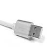 silikonowy kabel USB - USB-C / Type-C eXtreme bialy 100cm
