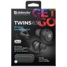 Słuchawki bezprzewodowe Bluetooth TWS z etui ładującym Defender Twins 638 Słuchawki bezprzewodowe Bluetooth TWS z etui ładującym Defender Twins 638