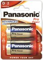 Panasonic Alkaline PRO Power LR20/D (blister) - 2 sztuki
